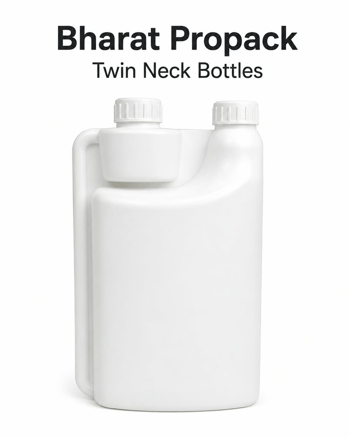 Twin neck bottles 100ml to 1 liter ( Natural color )