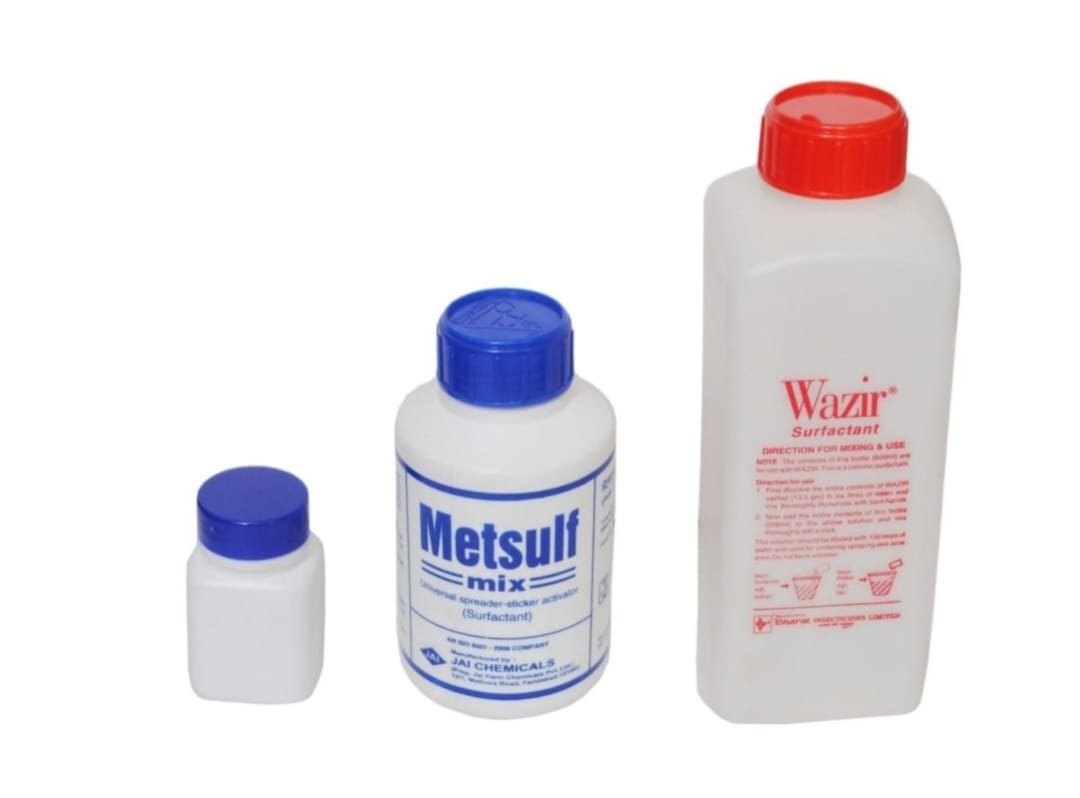 8gm, 200ml and 500ml surfactant bottles